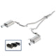 Ford Racing 2018 Mustang 2.3L Ecoboost Cat-Back Touring Exhaust System w/Chrome Tips - Mammoth Racing -