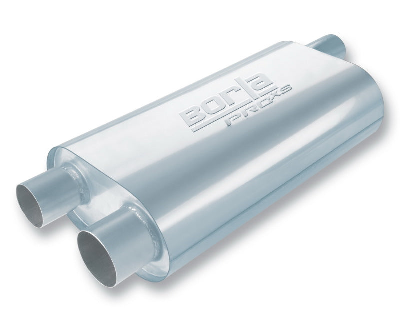 Borla Universal Oval Transverse 2.5in Inlet/Outlet 19in x 10.25in x 5.5in Turbo XL Muffler - My Store