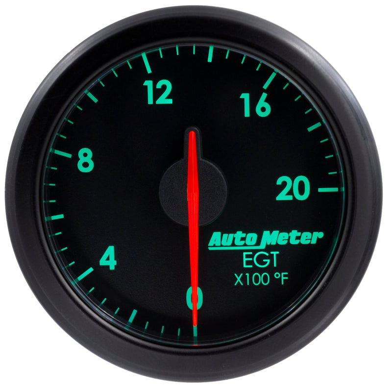 Autometer Airdrive 2-1/16in EGT Gauge 0-2000 Degrees F - Black - My Store