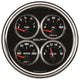 Autometer Designer Black II 100psi/100-250 Deg F/8-18 Volt Oil Press/Water Temp/Volt/Fuel Quad Gauge - My Store