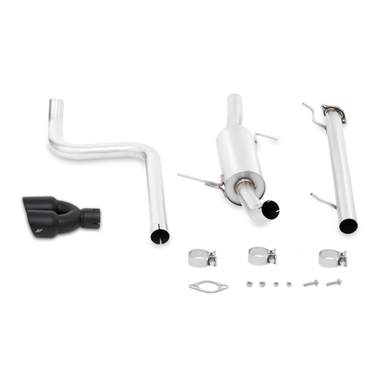 Mishimoto 14-16 Ford Fiesta ST 1.6L 2.5in Stainless Steel Cat-Back Exhaust w/ Black Tips - Mammoth Racing -