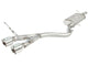aFe MACHForce XP 2-1/2in SS-304 Cat-Back Exhausts w/ Polished Dual Tips 2008 VW Golf R32 V6-3.2L MKV - Mammoth Racing -
