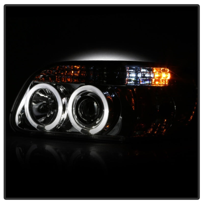 Spyder Ford Explorer 95-01 1PC Projector Headlights LED Halo Chrm PRO-YD-FEXP95-HL-1PC-C - Mammoth Racing -