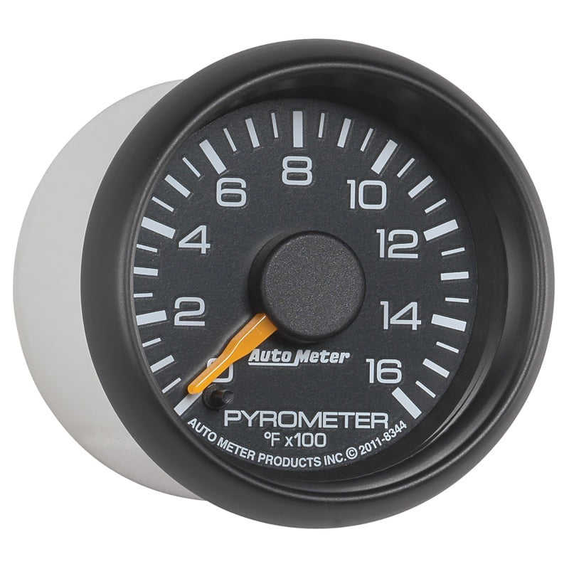 Autometer Factory Match GM 2-1/16in 1600 Degree Electric Pyrometer (egt) Gauge - My Store