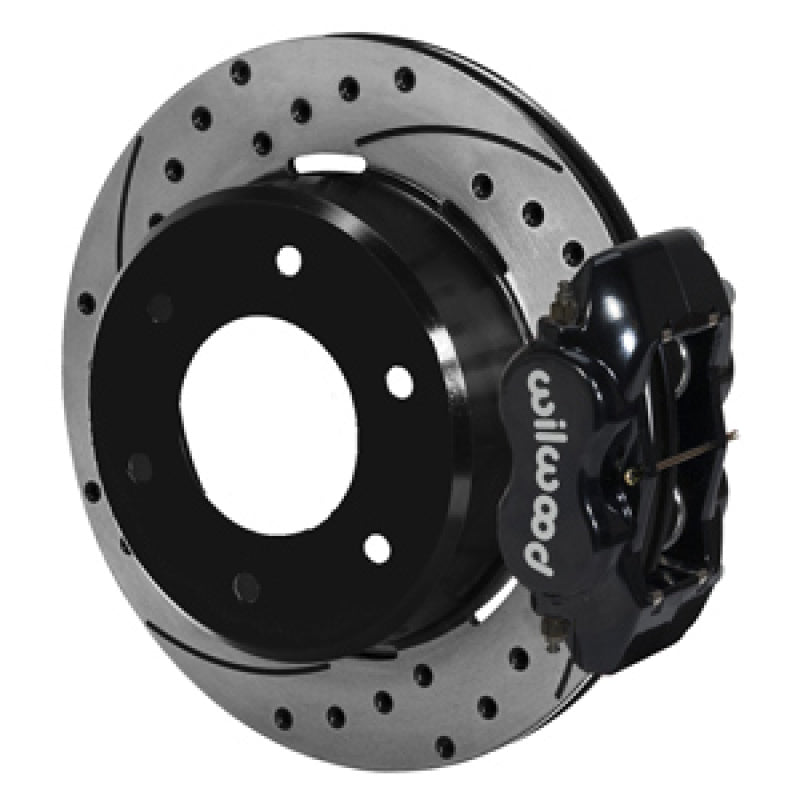 Wilwood 63-87 C10/c15 Dynalite BLK Calipers 12.19in x .81in D/S Rotors 6-Lug Rear Disc Brake Kit - My Store