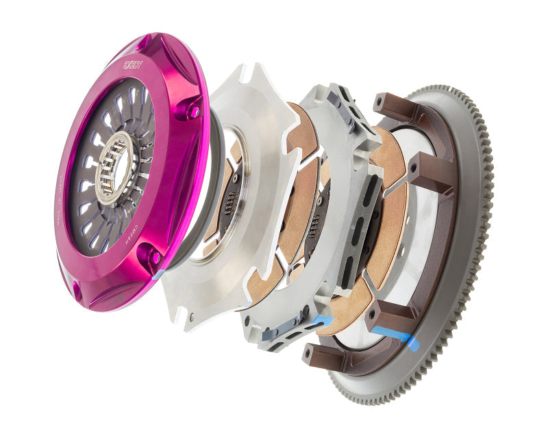 Exedy 2008-2015 Mitsubishi Lancer Evolution GSR L4 Hyper Twin Cerametallic Clutch Sprung - Mammoth Racing -