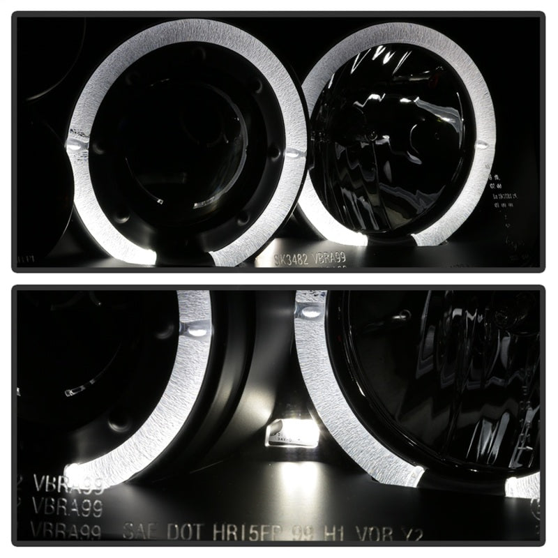 Spyder Volkswagen Jetta 99-05 Projector HeadlightsLED Halo Blk PRO-YD-VJ99-HL-BK - Mammoth Racing -