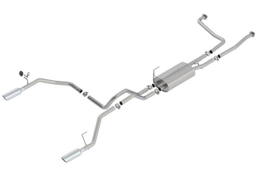 Borla 16-19 Nissan Titan 5.6L V8 2WD/4WD S-Type Catback Exhaust - Mammoth Racing -