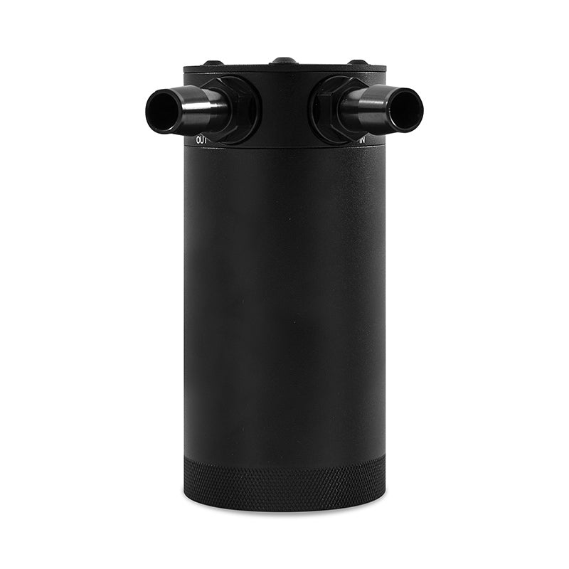 Mishimoto 2-Port Universal XL Baffled Catch Can - Black - Mammoth Racing -
