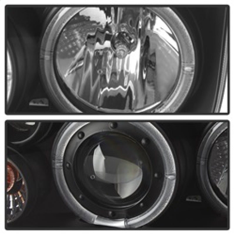 Spyder Volkswagen Jetta 99-05 Projector HeadlightsLED Halo Blk PRO-YD-VJ99-HL-BK - Mammoth Racing -