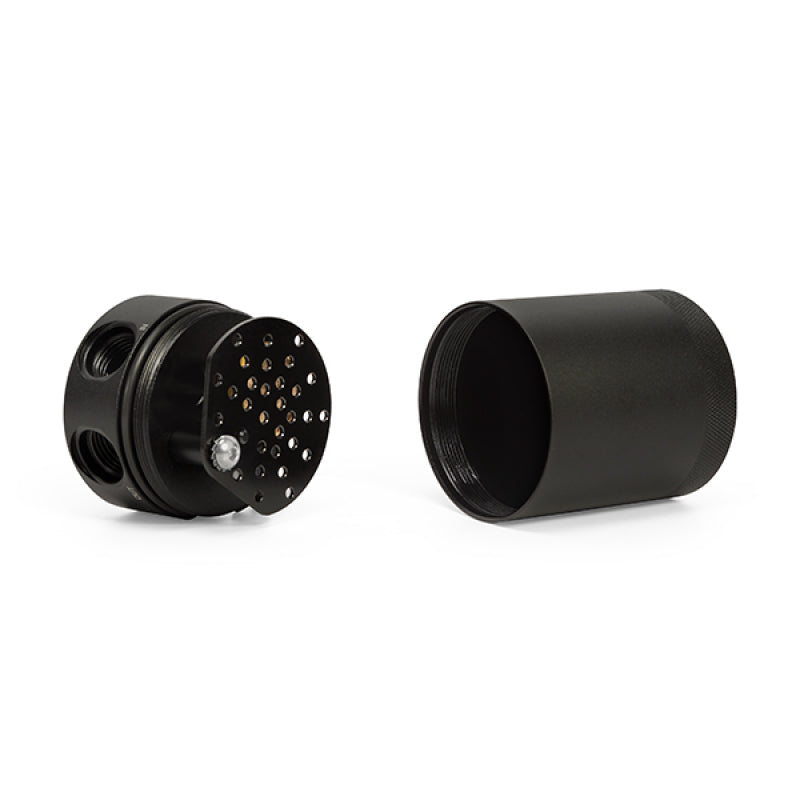 Mishimoto 15-16 Ford F-150 EcoBoost 3.5L Baffled Oil Catch Can Kit - Black - Mammoth Racing -