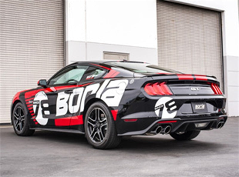 Borla 2018 Ford Mustang GT 5.0L AT/MT (w/o Valves) S-Type 3in Cat-Back Exhaust w/Polished Tips - My Store