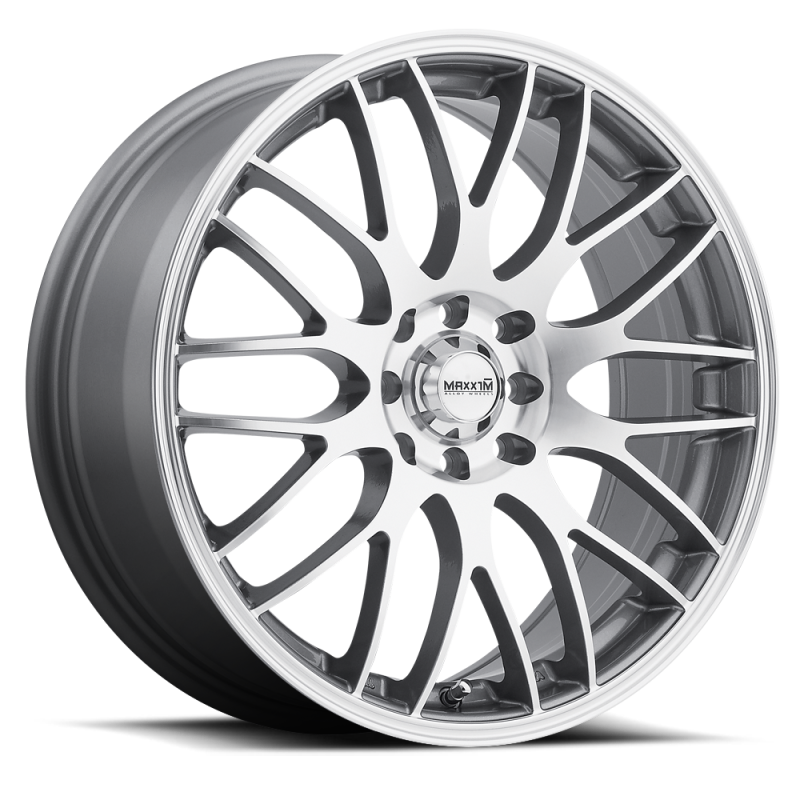 Maxxim Maze 15x6.5 8x100/114.3 Et38 Silver/Machine Face - Mammoth Racing -