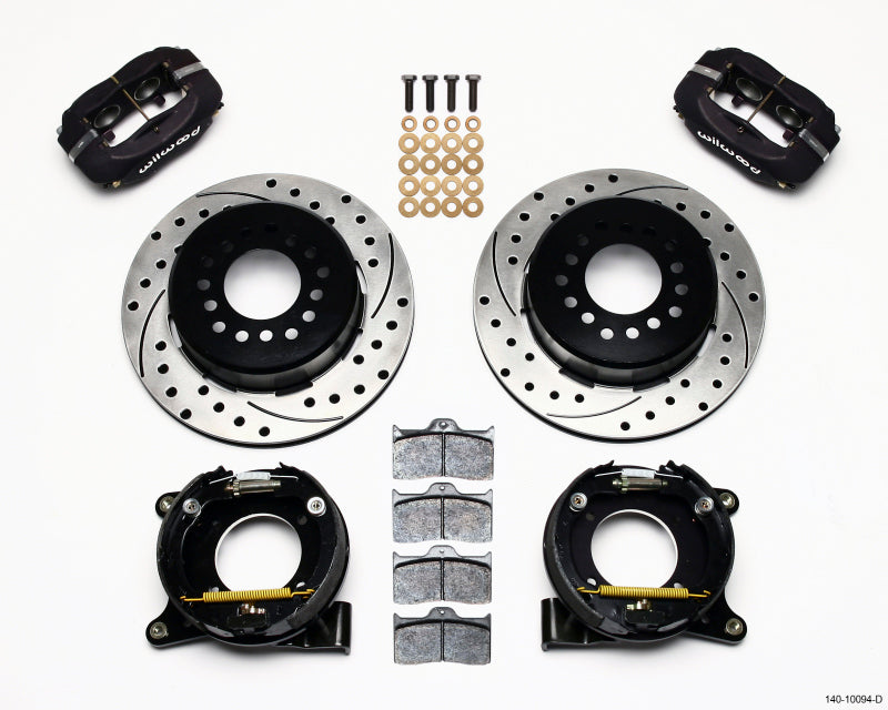 Wilwood Forged Dynalite P/S Park Brake Kit Drilled Chevy C-10 2.42 Offset 5-lug - Mammoth Racing -
