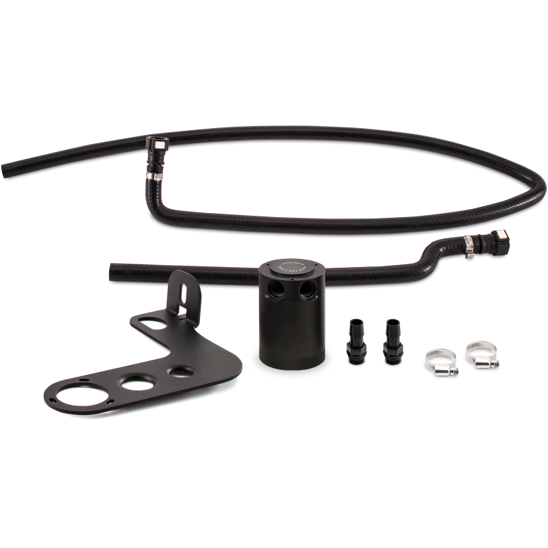Mishimoto 10-15 Chevrolet Camaro SS (Automatic) Baffled Oil Catch Can Kit - Black - Mammoth Racing -