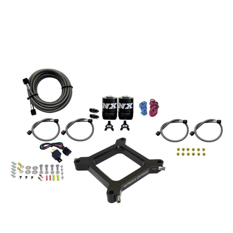 Nitrous Express 4150 Assassin Plate Pro Power Nitrous Kit (100-500HP) w/o Bottle - My Store