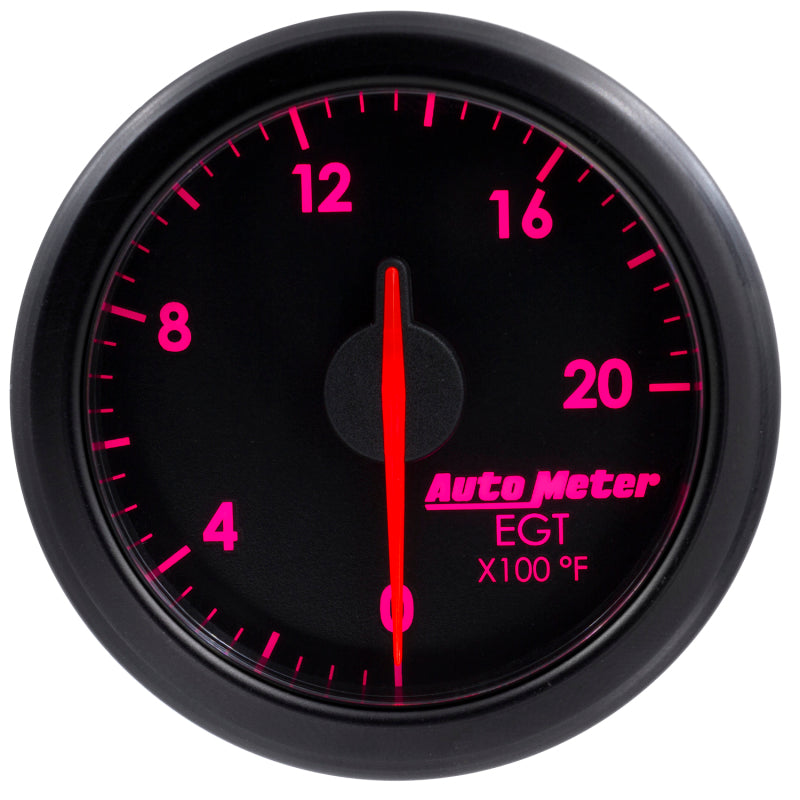 Autometer Airdrive 2-1/16in EGT Gauge 0-2000 Degrees F - Black - My Store