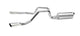 Gibson 98-00 Chevrolet S10 LS 2.2l 1.75in Cat-Back Dual Split Exhaust - Aluminized - Mammoth Racing -