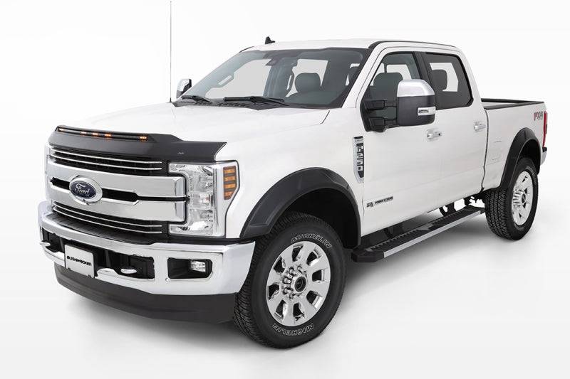 Bushwacker 17-19 Ford F-250 Super Duty w/ 81.8in Bed DRT Style Flares 4pc - Black - Mammoth Racing -