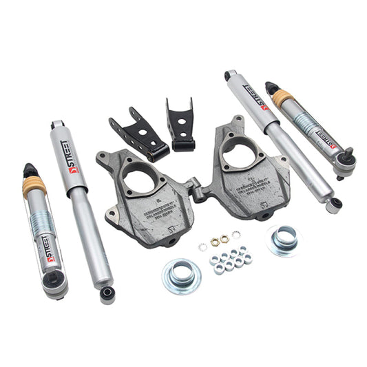 Belltech Lowering KIT 16.5-18 Chevy Silverado/Sierra All Cab 2in F / 2or3in R w/ Street Perf Shocks