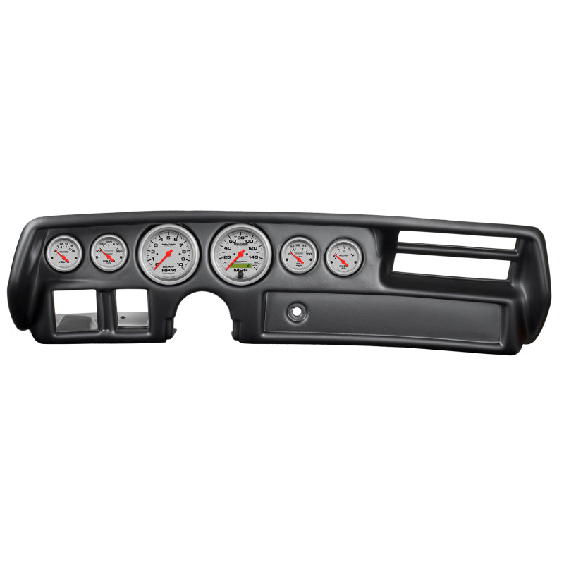 Autometer Ultra-Lite 70-72 Chevelle/ El Camino/ Malibu Dash Kit 6pc Tach/ Mph/ Fuel/ Oil/ Wtmp/ Volt - My Store