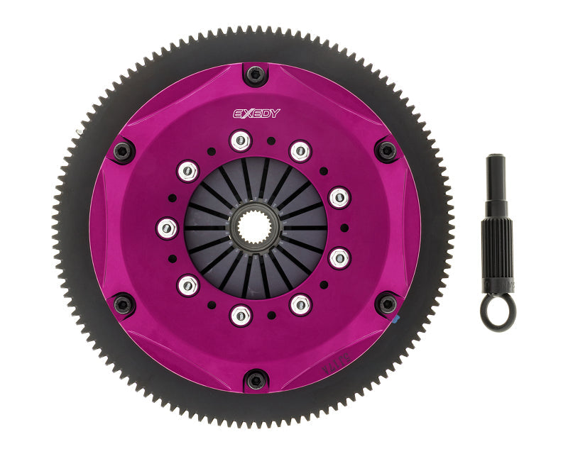 Exedy 1990-1996 Nissan 300zx Turbo V6 Hyper Triple Cerametallic Clutch Rigid Disc Push Type Cover - Mammoth Racing -