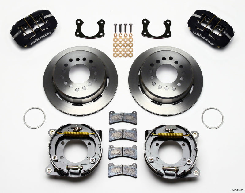 Wilwood Dynapro Low-Profile 11.00in P-Brake Kit Small Ford 2.50in Offset - Mammoth Racing -