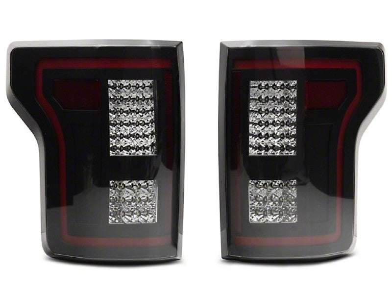 Raxiom 15-17 Ford F-150 w/Non-BLIS LED Tail Lights Sequential Turn Signals- Blk Hsng (Smoked Lens) - Mammoth Racing -