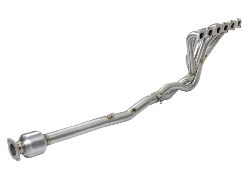 aFe Power Twisted Steel Long Tube Header & Connection Pipes (Street Series) 01-16 Nissan Patrol - Mammoth Racing -