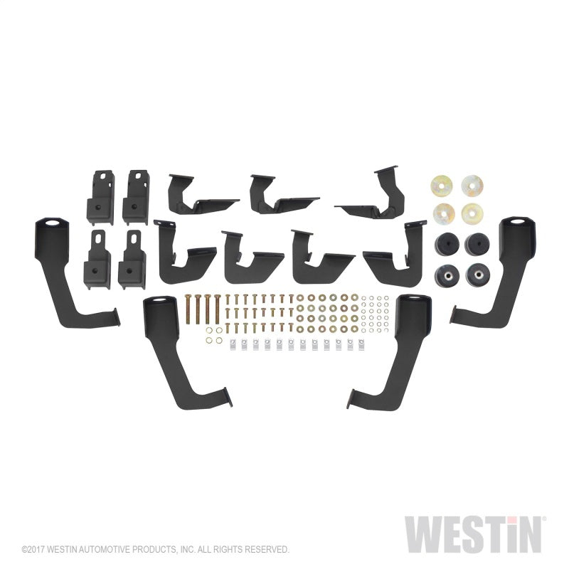 Westin 10-18 RAM 2500/3500 CC 8ft Bed Excl. Dually HDX Drop W2W Nerf Step Bars - Tex. Blk - Mammoth Racing -