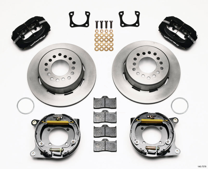 Wilwood Forged Dynalite P/S Park Brake Kit Chevy 12 Bolt-Spec 3.15in Brng - My Store