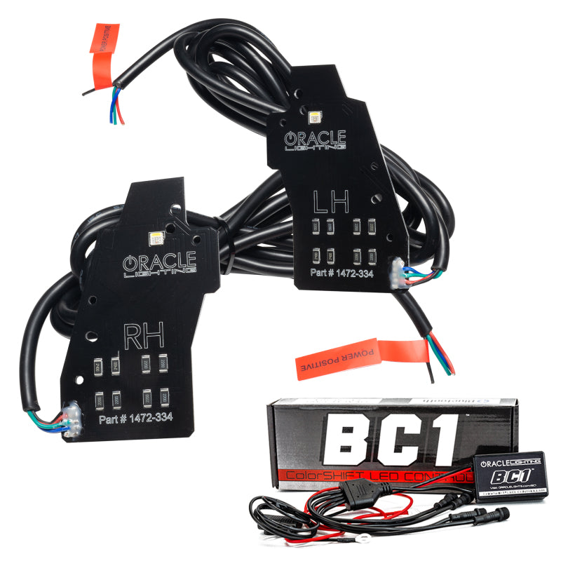 Oracle 20-22 Ford Explorer Dynamic RGB Headlight DRL Upgrade Kit - ColorSHIFT - w/ BC1 Controller - Mammoth Racing -