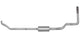 Gibson 92-94 Chevrolet C3500 Cheyenne 6.5l 3in Cat-Back Single Exhaust - Stainless - Mammoth Racing -