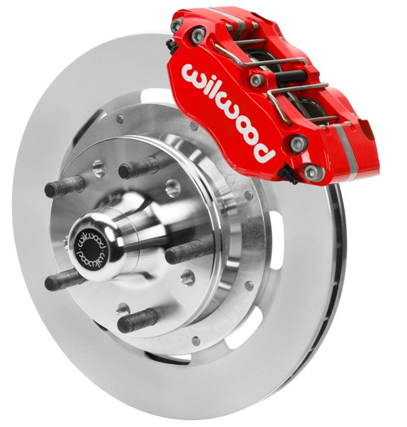 Wilwood 70-81 FBody/75-79 A&XBody Dynapro Frt Brk Kit 11.75in Rtr Red Caliper Use w/ ProDrop Spindle - My Store