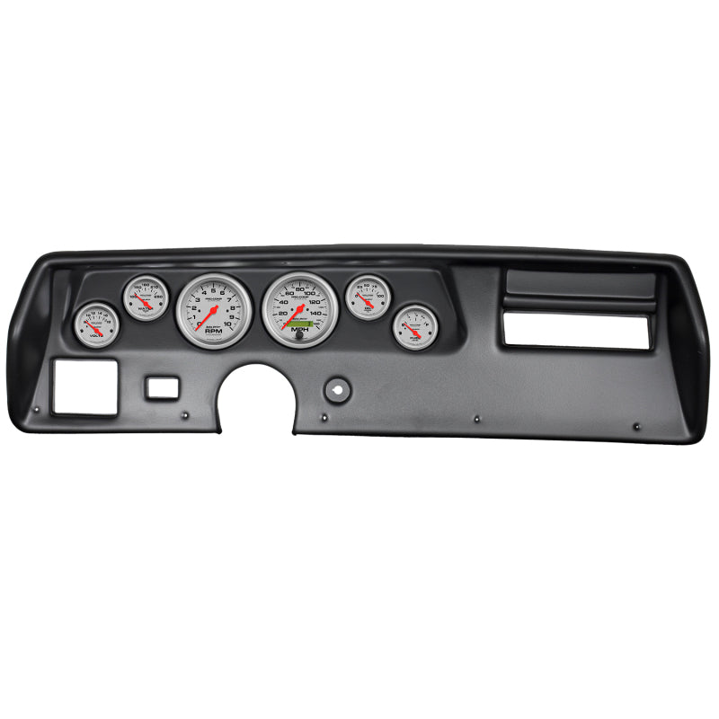 Autometer Ultra-Lite 70-72 Chevelle SS/El Camino Dash Kit 6pc Tach / MPH / Fuel / Oil / Wtmp / Volt - My Store
