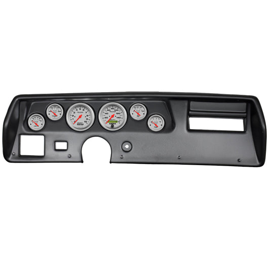 Autometer Ultra-Lite 70-72 Chevelle SS/El Camino Dash Kit 6pc Tach / MPH / Fuel / Oil / Wtmp / Volt - My Store