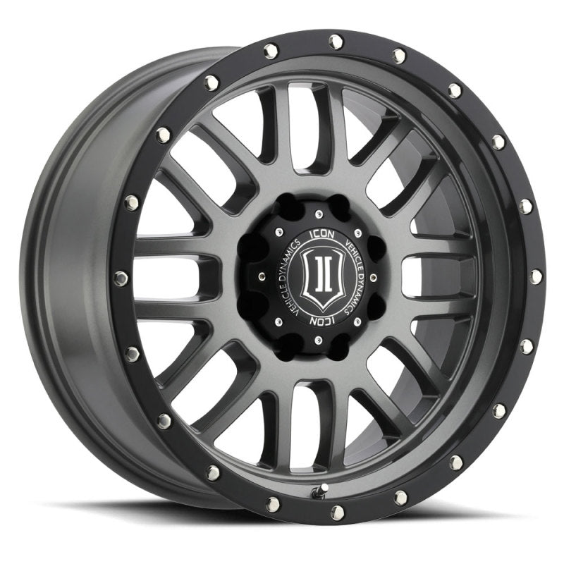 Icon Alpha 20x9 6x135 16mm Offset 5.625in BS Gunmetal Wheel - Mammoth Racing -