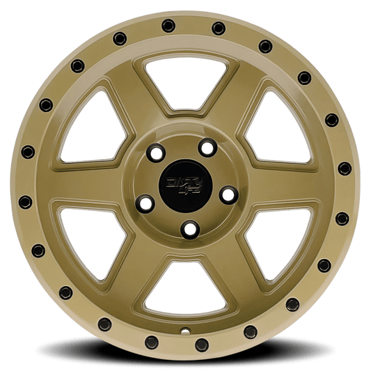 Dirty Life 9315 Compound 17x9 / 6x135 BP / -12mm Offset / 87.1mm Hub Desert Sand Wheel - Mammoth Racing -