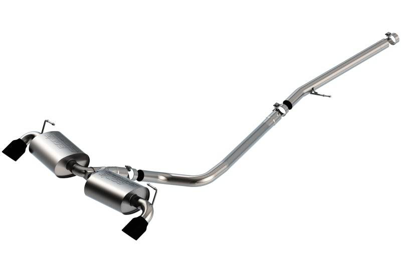 Borla 18-21 Jeep Wrangler JL 2.0L 2DR Climber 2.75in Turn Down Tip S-Type Cat-Back Exhaust - Mammoth Racing -