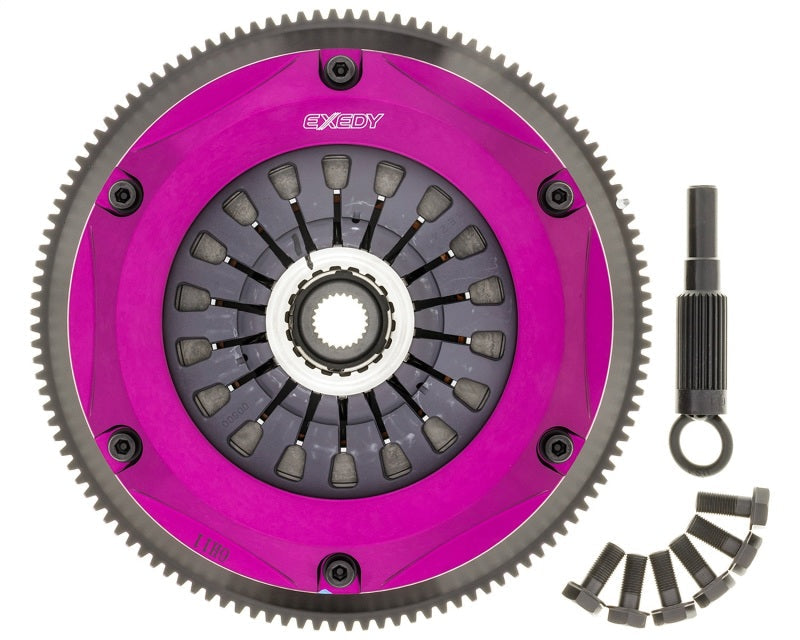 Exedy 1993-1994 Nissan Skyline GTR L6 Hyper Twin Cerametallic Clutch Sprung Center Disc Pull Type - Mammoth Racing -