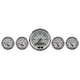AutoMeter American Platinum 5pc. (3-3/8in. & 2-1/16in.) GPS Speedometer Gauge Kit - My Store
