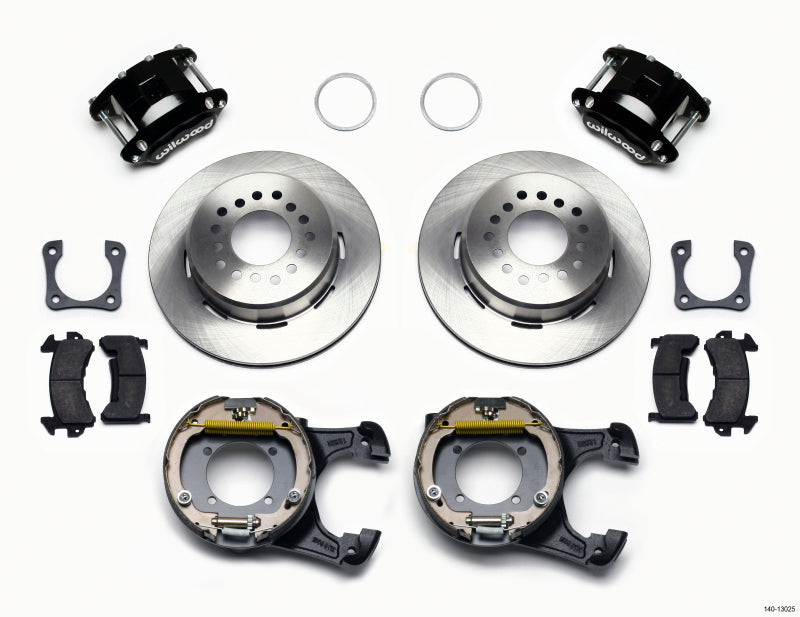 Wilwood D154 P/S Park Brake Kit 12 Bolt 2.81in Offset Staggered Shock - Mammoth Racing -