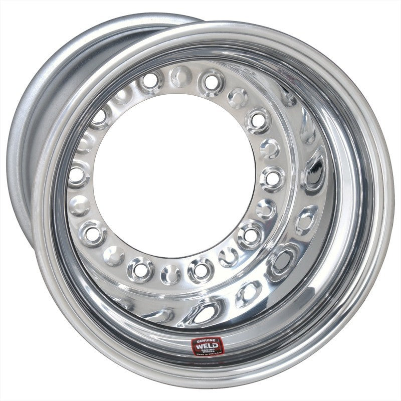 Weld Wide 5 HS Direct Mount 15x14 / 5x10.25 BP / 3in. BS Polished Assembly - No Beadlock - Mammoth Racing -