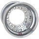 Weld Wide 5 HS Direct Mount 15x14 / 5x10.25 BP / 5in. BS Polished Assembly - Beadlock w/6-Dzus Cover - Mammoth Racing -