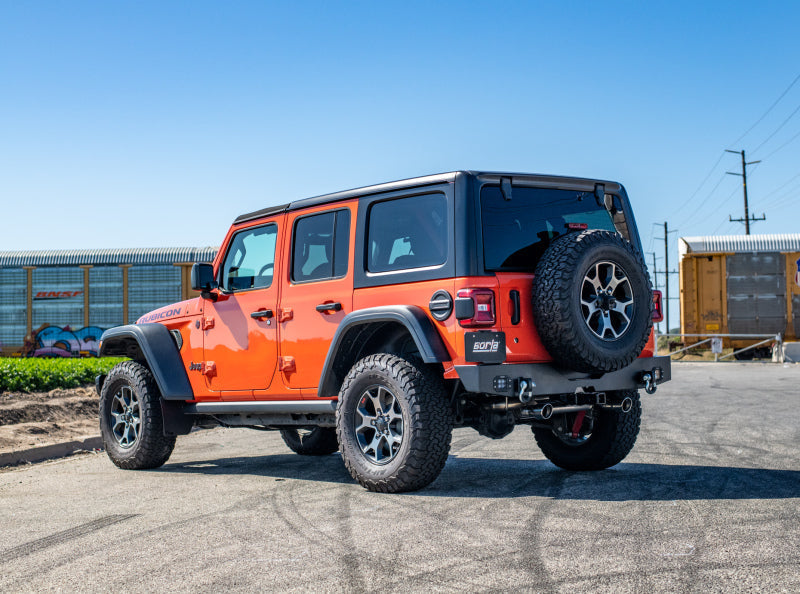 Borla 18-19 Jeep Wrangler JL/JLU 2.0L 4Cyl 2DR/4DR Axle Back Exhaust ATAK w/ 3.5in Tips - My Store