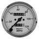 Autometer 3-1/8in Silver Bezel/White Face 120mph Mechanical In-Dash Tacho/Speedometer w/ Trip Gauge - My Store