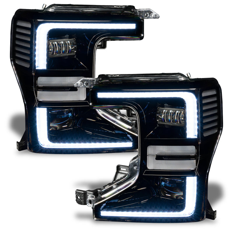 Oracle 20-22 Ford F-250/350 Super Duty Dynamic ColorSHIFT Headlight DRL Upgrade Kit w/Switchback - Mammoth Racing -