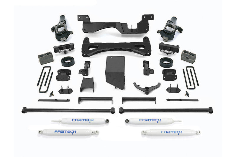 Fabtech 01-10 GM C/k2500hd 6in Perf Sys w/Perf Shks - My Store