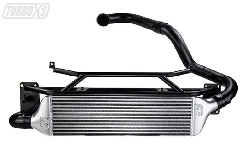 Turbo XS Fmic for 15-16 Subaru WRX - Wrinkle Black Pipes - Mammoth Racing -