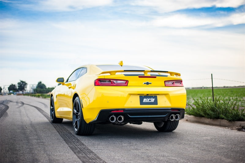 Borla 2016 Chevy Camaro 6.2L AT/MT S-Type Rear Section Exhaust w/o Dual Mode Valves - My Store
